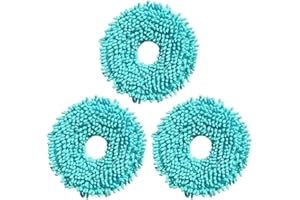EPHEYFIF Panni di ricambio per mocio, compatibili con Conga 13090 Spin Revolute Home&Wash, panni per mocio e aspirapolvere (confezione da 3)