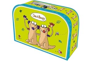 TROTSCH Trötsch Kinderkoffer Medium Jan und Henry: Pappkoffer Reisekoffer Kinder Spielkoffer (Jan & Henry)