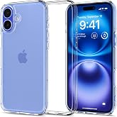 Spigen iPhone 16 ile Uyumlu Kılıf Ultra Hybrid Sararmaya Dayanıklı Şeffaf Kapak - ACS08197 (Spigen TR Garantili)