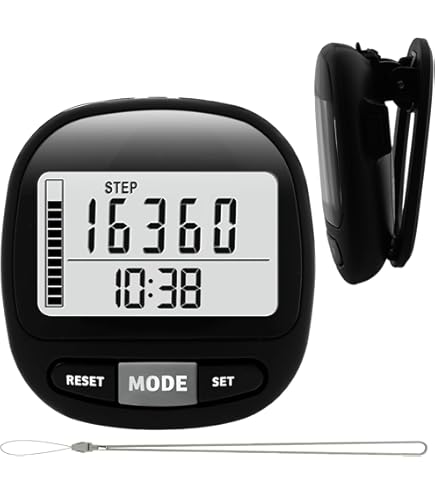 Step Counter Watch Podómetro Flintronic Con Clip Contador Pasos