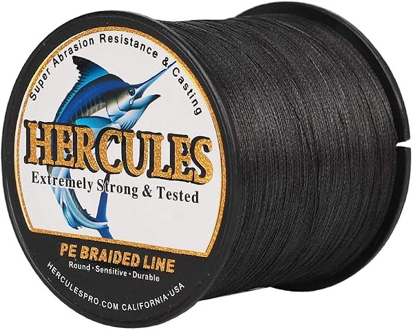 HERCULES Super Cast 100 m – 2000 m Yards filo da pesca intrecciato 10 lb – test per acqua salata acqua dolce PE intrecciato filo di pesce Superline 8 fili - 1