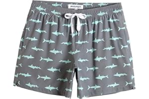 MaaMgic Bañador 5.5" Hombre de Natación Secado Rápido Interior de Malla 4-Way Stretch