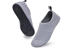 IASKDIN Hausschuhe Herren Damen Leichte Hüttenschuhe Rutschfest Unisex Haussocken Barfußschuhe Slippers Innenbereich Gr.36-45