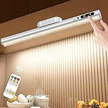 WOBANE Strisce LED Per Armadio Con Sensore Movimento – 2x2 Metri – Ricaricabili USB – 6000K – Confezione Da 2 - 2