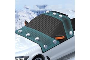 SHENGRUILI Frontscheibenabdeckung Auto Winter,Windschutzscheibenabdeckung Auto mit 12 Magnet,Scheibenabdeckung Auto Winter,Windschutzscheibe Abdeckung Faltbare,Auto Winterabdeckung für Die Meisten Autos und SUV