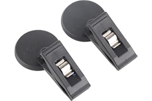 GHZSTE Support de Bloc-Notes de Voiture 2 Pièces Support de Billet de Voiture Pince à Ventouse, Clip de Carte de Billet de Papier de Véhicule Clip Publicitaire avec Ventouse pour Porte