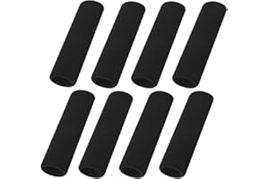 FUNKLU 8 Pezzi Copri Manopole in Spugna Universali per Manubrio,Comfort Copertura Antiscivolo Anti-Vibrazione per Impugnatura del Manubrio,Accessorio Morbido per Manubrio da Moto Mountain Bike Bicicletta