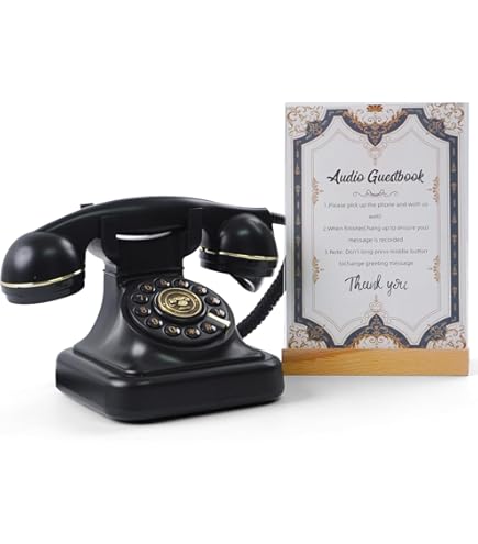 Openbare Vintage Audio Gastenboek Telefoon Unieke Voicemail Berichtenrecorder Al