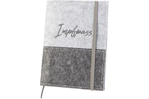 luxdag Custodia per passaporto con elastico in feltro (colore a scelta) – Custodia per carta d'identità di vaccinazione, carta di assicurazione e documenti – Porta vaccinazione per bambini e adulti