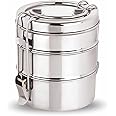 Neelam TTFS083P Stainless Steel Tiffin Sada 1600 ML, Silver