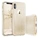 Produktbild iPhone X Hülle, Basstop Hybrid dreischichtige mode-stil schlanke luxus bling bling glitter sparkle stoßfest soft cover case für apple iphone X(Gold)
