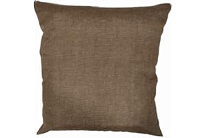 LI.G. LI.GI. ZA425 Cuscini Decorativi per Divano Salotto ARREDO CASA Colorati Vari Colori CM 40X40 (Marrone) Prodotto Italiano Misto Cotone