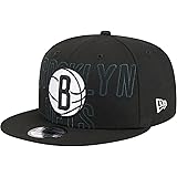 New Era Brooklyn Nets 9Fifty NBA 2023 Draft Snapback Team, cappellino rosso, taglia unica