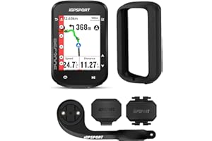 ‎IGPSPORT iGPSPORT BSC200S Fahrradcomputer Kabellos, 2,4“ Farbbildschirm GPS Routennavigation Fahrrad Tacho, Bluetooth ANT+ mit Kontinuierlicher Aufzeichnung