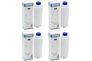 BIHARNT 4 Pack DLSC002 Filtre à eau Compatible Delonghi Magnifica, Dinamica, Autentica, Primadonna et toutes les Séries ECAM, ESAM, ETAM, BCO, EC Machines à café
