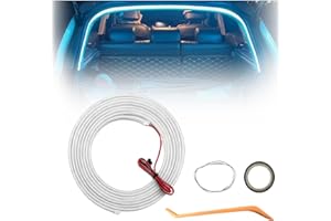 Czerio Dynamic Flowing Car Trunk Light Strip, Kofferraum Beleuchtung Led Band, Automatischer Sensor Tail Box Light Strip, Kofferraum Lichtstreifen Lichtleiste (Blau, 4m Dynamischeslicht)