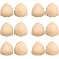 Awpeye Women's Silicone Wire Free Casual Sports Padded Bra (Pack of 14) (6 Triangle PAD 14_Beige