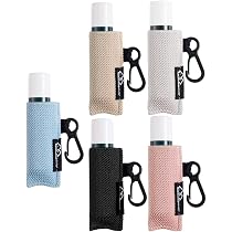 10x Lippenbalsam-Halter Mit Karabiner – Neopren, Schlüsselanhänger, Praktisch Für Unterwegs