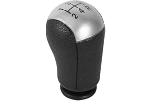 REMINNBOR 5 Speed Gear Knob Gear Stick Knob for Focus 2005-2012 MK3 2000-2007 S- 2006-2010 C- 2003-2008 2005-2012 Galaxy 2006-2010 MK6 2002-2008 Transit 2006-2012 (Gray)