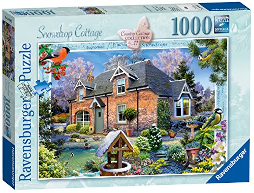 Preisvergleich Produktbild Ravensburger Landhaus-Kollektion Nr. 11 – Schneeglöckchen-Landhaus, Puzzle, 1.000 Teile