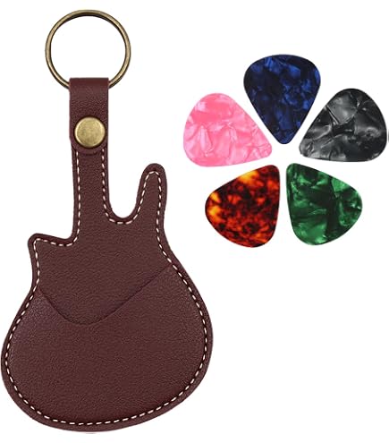 Porte-clé Porte-médiators Dunlop - Cuir - Pour Guitariste - Jim 5200SI