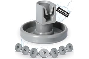 ‎MCFILTER McFilter | 8x Unterkorb-Rollen geeignet für AEG 5028696500/4, 5028696400/7, Privileg, Zanussi, Juno, Quelle Geschirrspüler | Korbrollen Spülmaschine | hitzebeständiger Kunststoff | Ersatzteile
