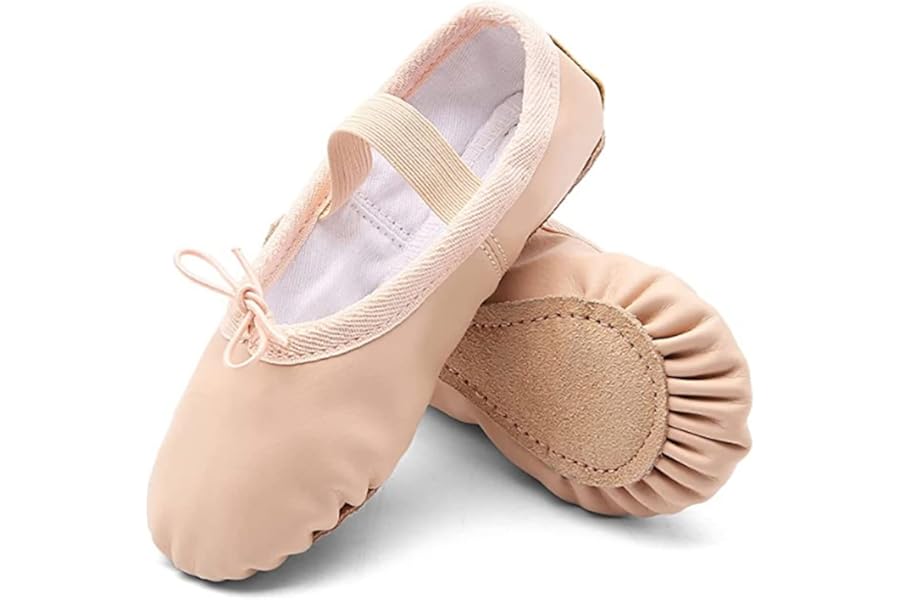 TETSUO Girls Ballet Slippers Dance Shoes