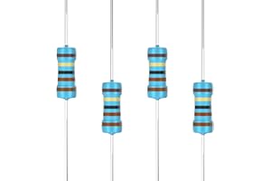 SCOOYUCK 100 Pièces 1/4W 33 Ω ohm résistance de film métallique 1% tolérance pour les projets de bricolage et les expériences