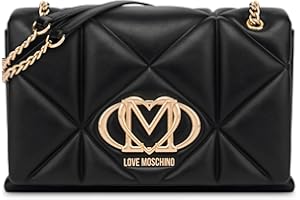 Love Moschino BORSA PU EMBOSSED NERO