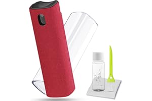 Detergente Schermo Touchscreen Mist Spray, DauMeiQH Kit Pulizia Telefono per Elettronica iPhone, iPad, Computer, MacBook Pro, Laptop, Monitor, Tablet, PC, TV, Schermi LCD, Occhiali - Rosso