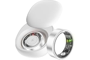 FINDTIME Smart Ring Fitness Ring Tracker Smartringe für Herren Damen Schrittzähler Aktivitätstracker 5ATM Wasserdicht Schlaftracker Smartring Herzfrequenz Pulsmessser Fitnesstracker Smart Ring Android iOS