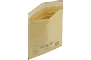IMBALLAGGI 2000 - Buste Postali Imbottite Mail Lite Gold - 10 Pezzi 18x26 cm -Buste Imbottite per Spedizione - Buste con Pluriball Ideali per Spedire e Proteggere Oggetti