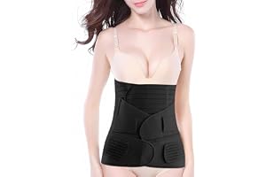 ACWOO Postpartum Belly Wrap, 3 I 1 Postpartum Stöd Magbä För Återhämtning Mage/Midja/Bäcken, C-Sektion Återhämtningsbä , Efter Postpartum Magband Maggördel Korsett Kroppsformare