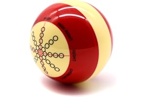 ‎BILMAG BILMAG Billard Einzelkugel - Weiße Trainingskugel, Spielball, 57,2 mm, Pool