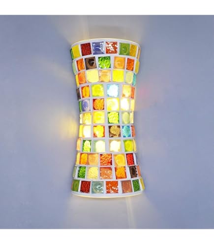 Applique Murale Marocaine Artisanale – Fer Patiné Et Verre Dépoli – Fait Main