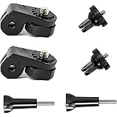 1/4 in&ccedil; al&uuml;minyum tripod montaj adapt&ouml;r&uuml; kamera tutucu DJI Osmo Action 4 5 Pro/Gopro Hero 13 12 11/ Insta360 X5/AKASO/Apexcam