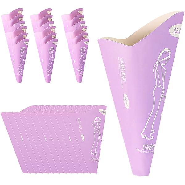 30 Coni Pipì Monouso In Carta Per Donna – Orinatoio Portatile Per Viaggi, Campeggio E Escursioni, Con Bordo Ergomico, Compatibile Con Bottiglie
