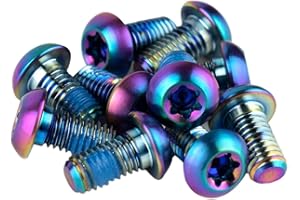 Sram ROTOR BOLT KIT - TITANIUM T25 BOLTS (QTY 12): RAINBOW T25