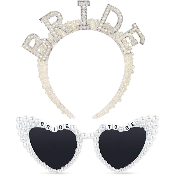 Bride To Be Headband Bride Headband With Pearls  display picture 1