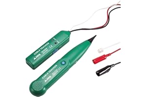 KPS-CC640 Localizzatore di Interruzioni sul Cavo Perimetrale per Robot Tagliaerba – Tester di continuità e Localizzatore di Cavi Interrati con trasmettitore e ricevitore