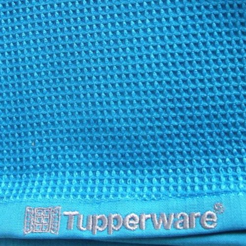 TUPPERWARE FaserPro Glas Blau Fenster Mikrofasertuch T22 Putztuch Glastuch - 2