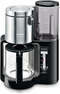 Siemens TC86303 Kaffeemaschine, 1160 Watt, 10-15 Tassen, schwarz