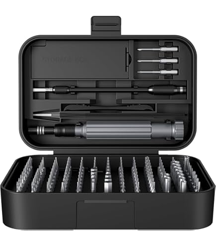 Kit Cacciaviti Precisione APRLIITY 132 In 1 - Magnetico, Con 18 Scatoline, Per Riparazioni IPhone, PC, Orologi