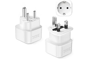 LENCENT Adaptateur de Voyage Prise Type D et Type G pour Maldives Sri Lanka Tanzanie Zanzibar Ghana Prise de Voyage