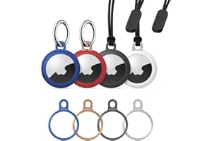 Stouchi 4-pak Airtag brelok z etui z TPU, stal nierdzewna zawieszka powietrzna uchwyt bezpieczny uchwyt osłona ochronna odporna na zarysowania minimalistyczny design kompatybilny z 2021 nowymi etykietami powietrznymi na klucze, torbę, bagaż