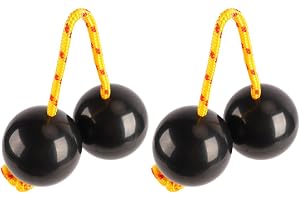 2st Aslatuas Rhythmic Ball ABS Kashaka Shaker Instrument Klassisk Afrikansk Shaker Rattle Ball för Underhållning