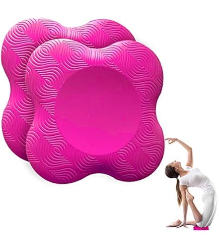 2 Coussins De Genou EVA Antidérapants 20x20 Cm – Pour Yoga, Pilates, Stretching – Protège Genoux Et Coudes
