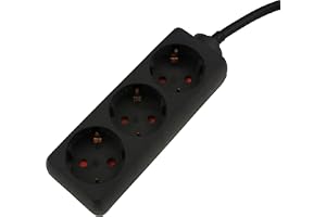 UNITEC 44532 bordssocka, 3 m, H05VV-F 3G1,5 mm²
