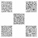 Bundle Monster 10 pc Abstract Mandala Flowers Nail Art Stamping Plate Shangri-La