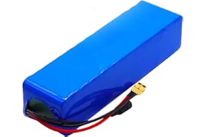 STDPCXZ Batterie De Vélo Électrique 36V, 6Ah Batterie Électrique avec 42V Chargeur Batterie Haute Puissance Remplaçable Étanche Batterie pour 200W 500W 800W avec Chargeur